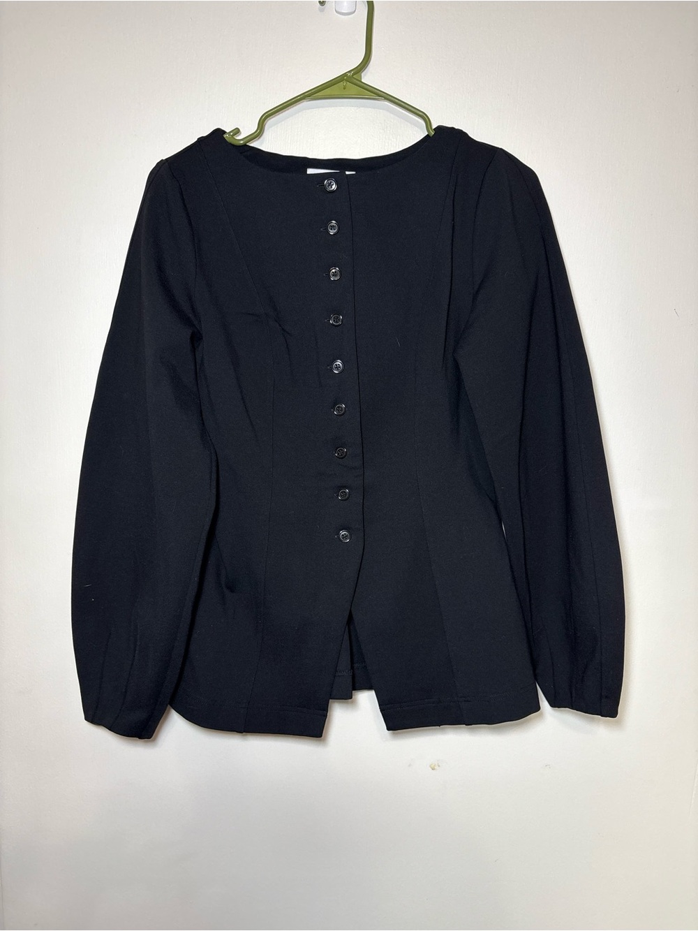 ALIGNE Bonnie Ponte Waisted Blazer en Black - Picture 4 of 12